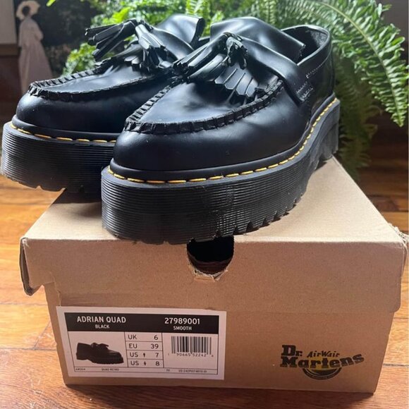 Doc Martens Adrian Quad Platform Loafers - Picture 3 of 5